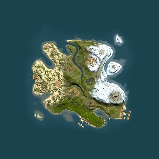 Rust map seed 124400751, 2500x2500m top-down preview
