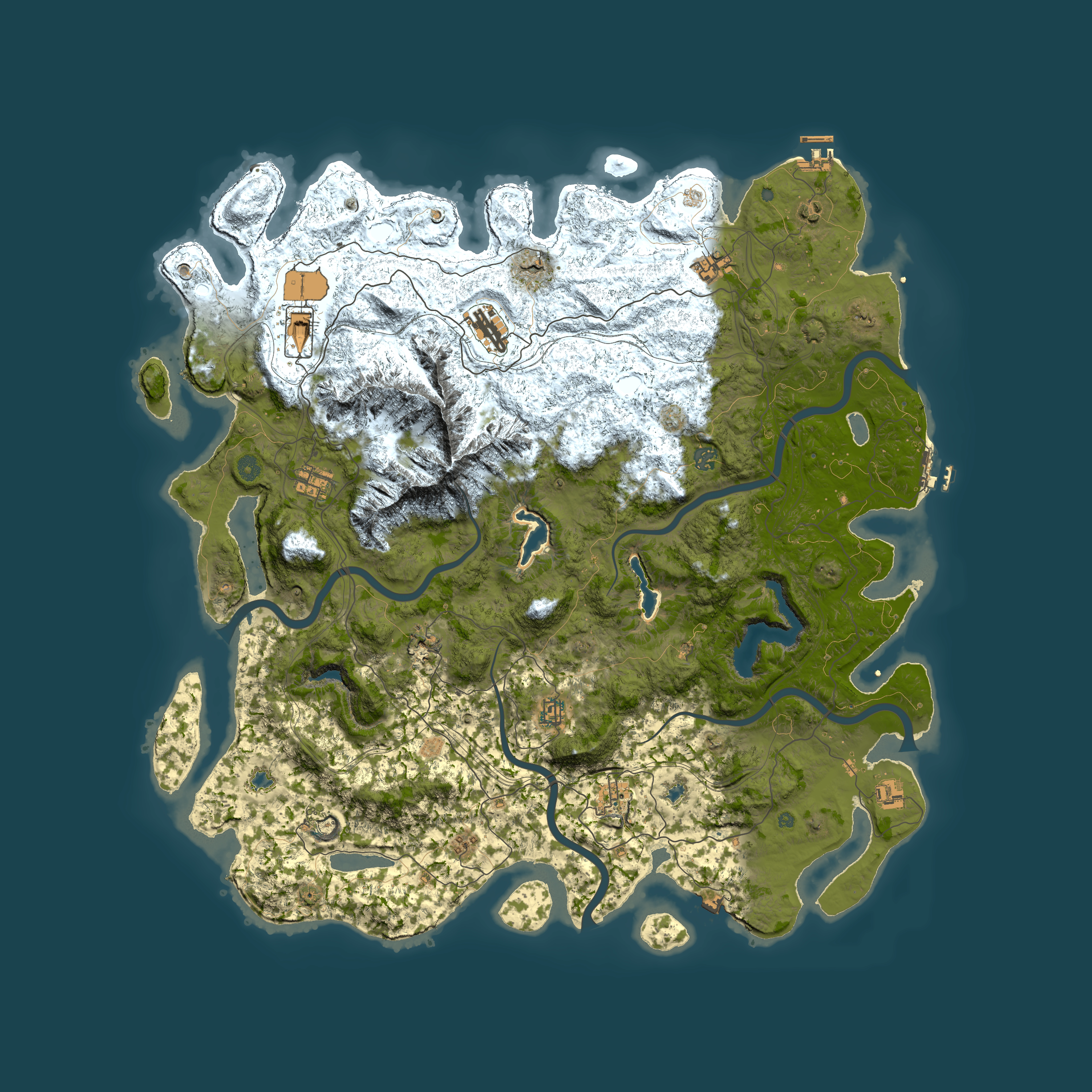 Full top-down render of Rust map seed 1201848637, 5300x5300m