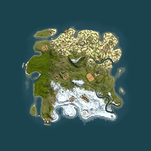 Rust map seed 1803770137, 3650x3650m top-down preview