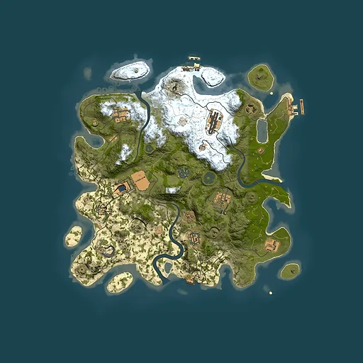 Rust map seed 1735935728, 3650x3650m top-down preview