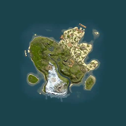 Rust map seed 354608844, 2400x2400m top-down preview