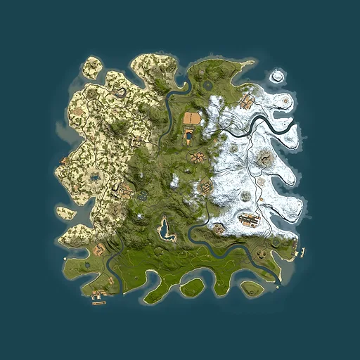 Rust map seed 1049613304, 4250x4250m top-down preview
