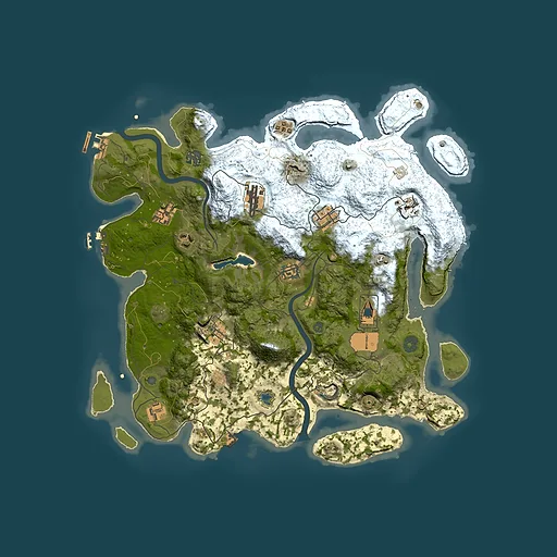 Rust map seed 565374272, 4000x4000m top-down preview