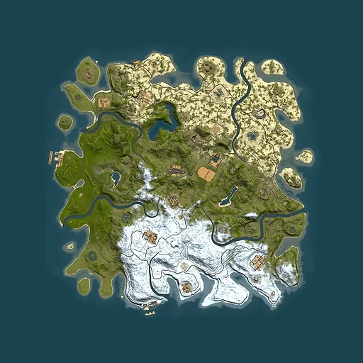 Rust map seed 1900821236, 4500x4500m top-down preview
