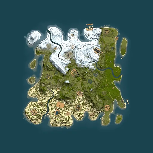 Rust map seed 1163283451, 3800x3800m top-down preview