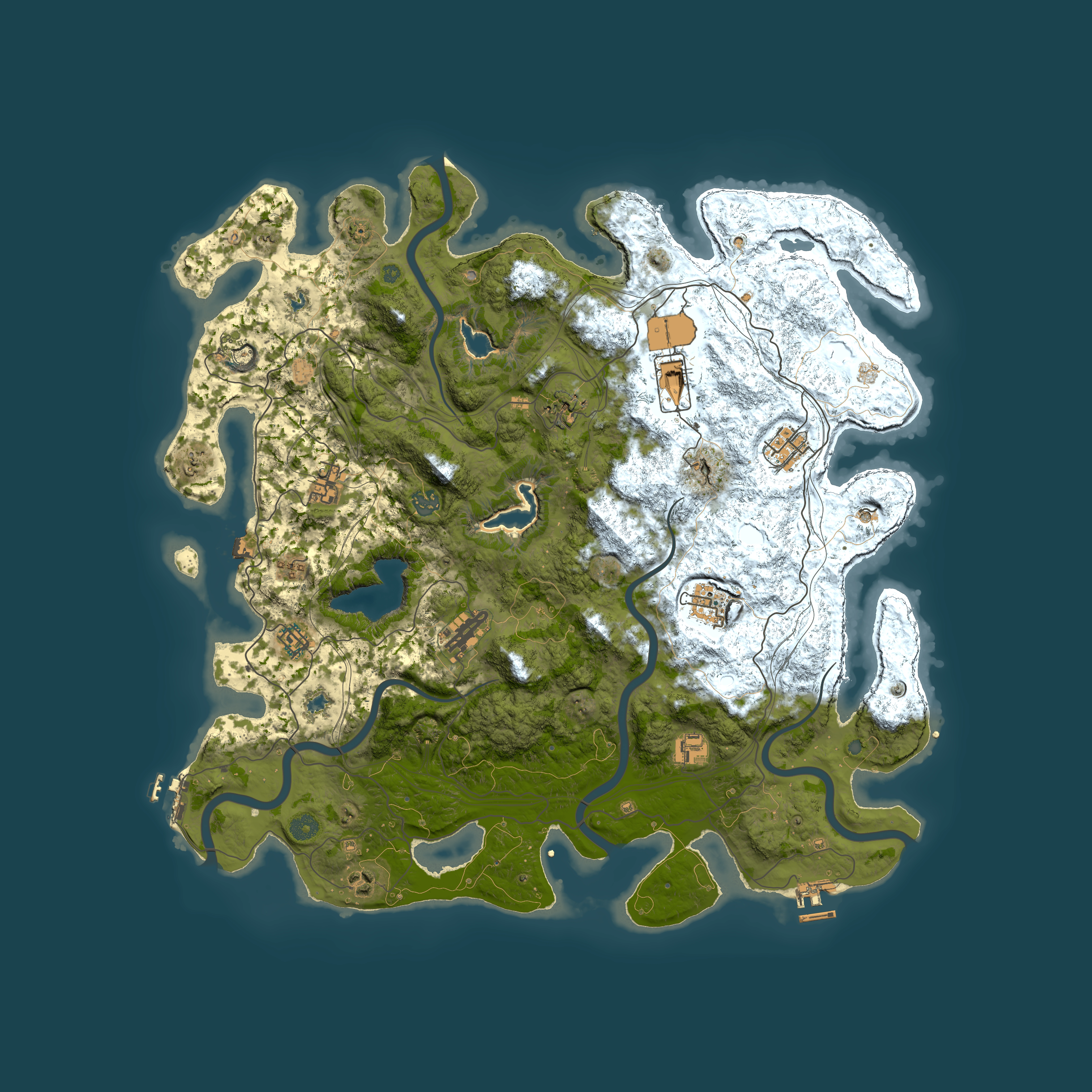 Full top-down render of Rust map seed 1659725036, 4750x4750m