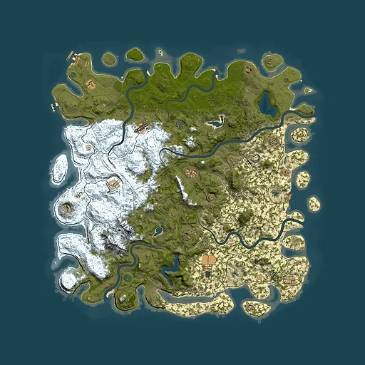 Rust map seed 2083850986, 5550x5550m top-down preview