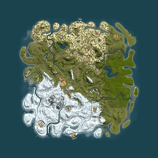Rust map seed 1452681023, 5550x5550m top-down preview