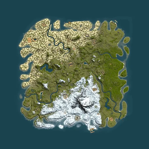 Rust map seed 621414922, 6000x6000m top-down preview