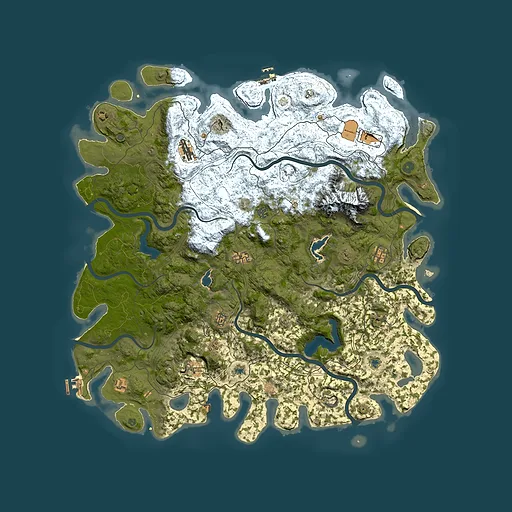 Rust map seed 774146375, 5400x5400m top-down preview
