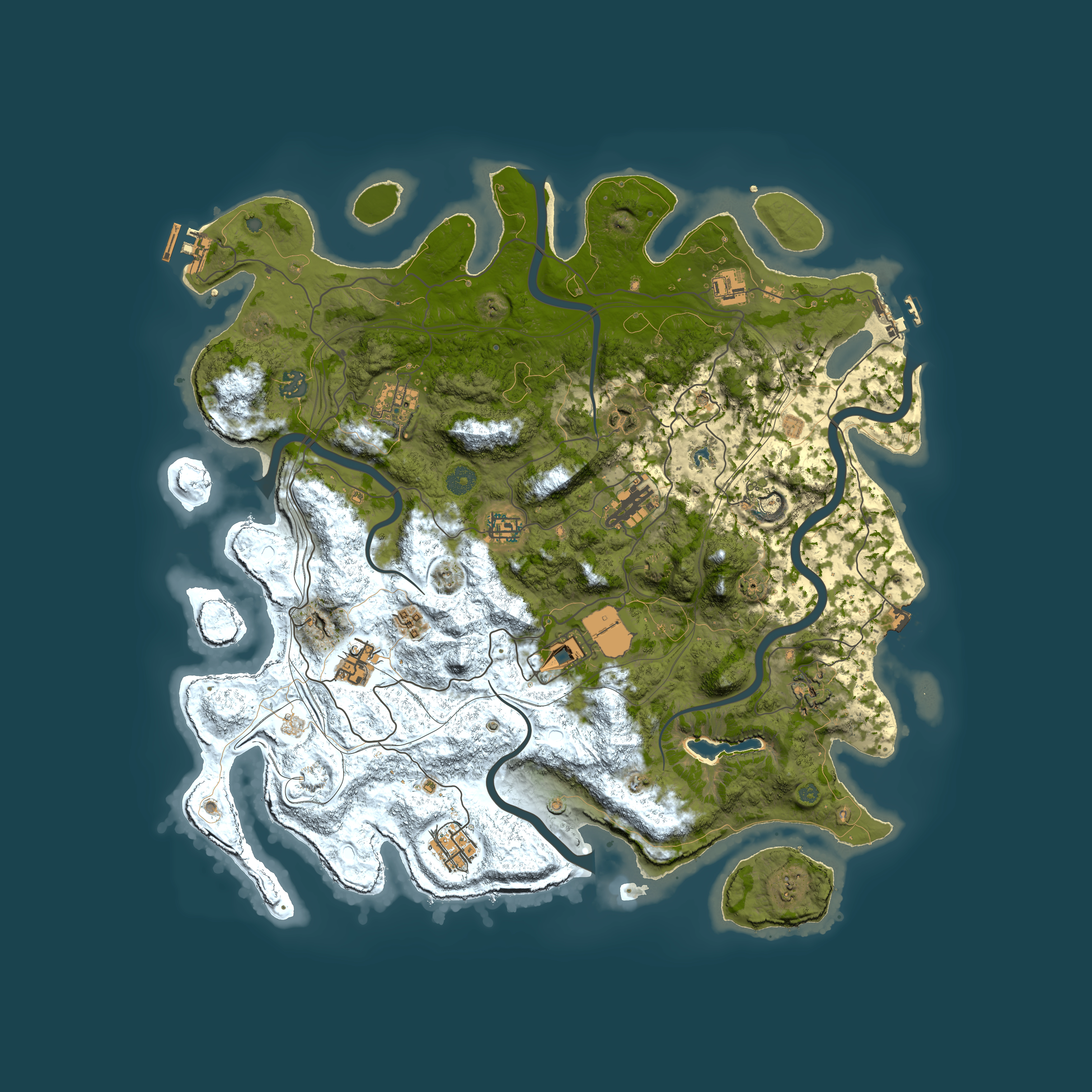 Full top-down render of Rust map seed 1126839262, 4400x4400m