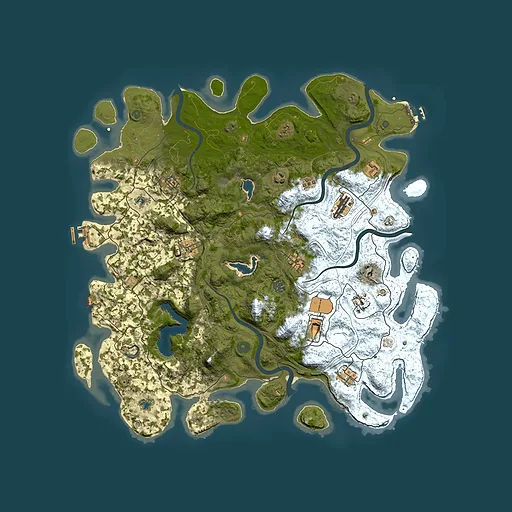 Rust map seed 936018767, 4750x4750m top-down preview