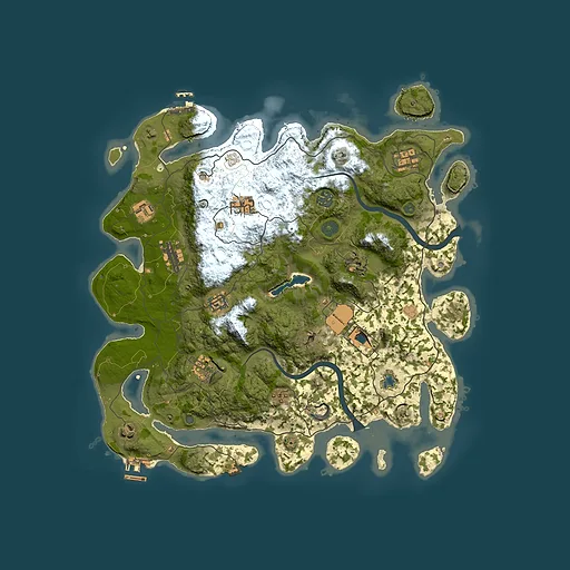 Rust map seed 1148531316, 4000x4000m top-down preview
