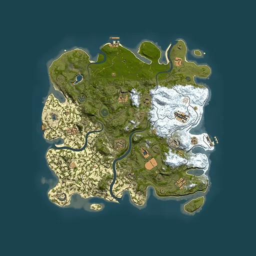 Rust map seed 1777086075, 4200x4200m top-down preview