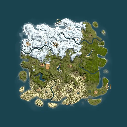 Rust map seed 1677560668, 4700x4700m top-down preview