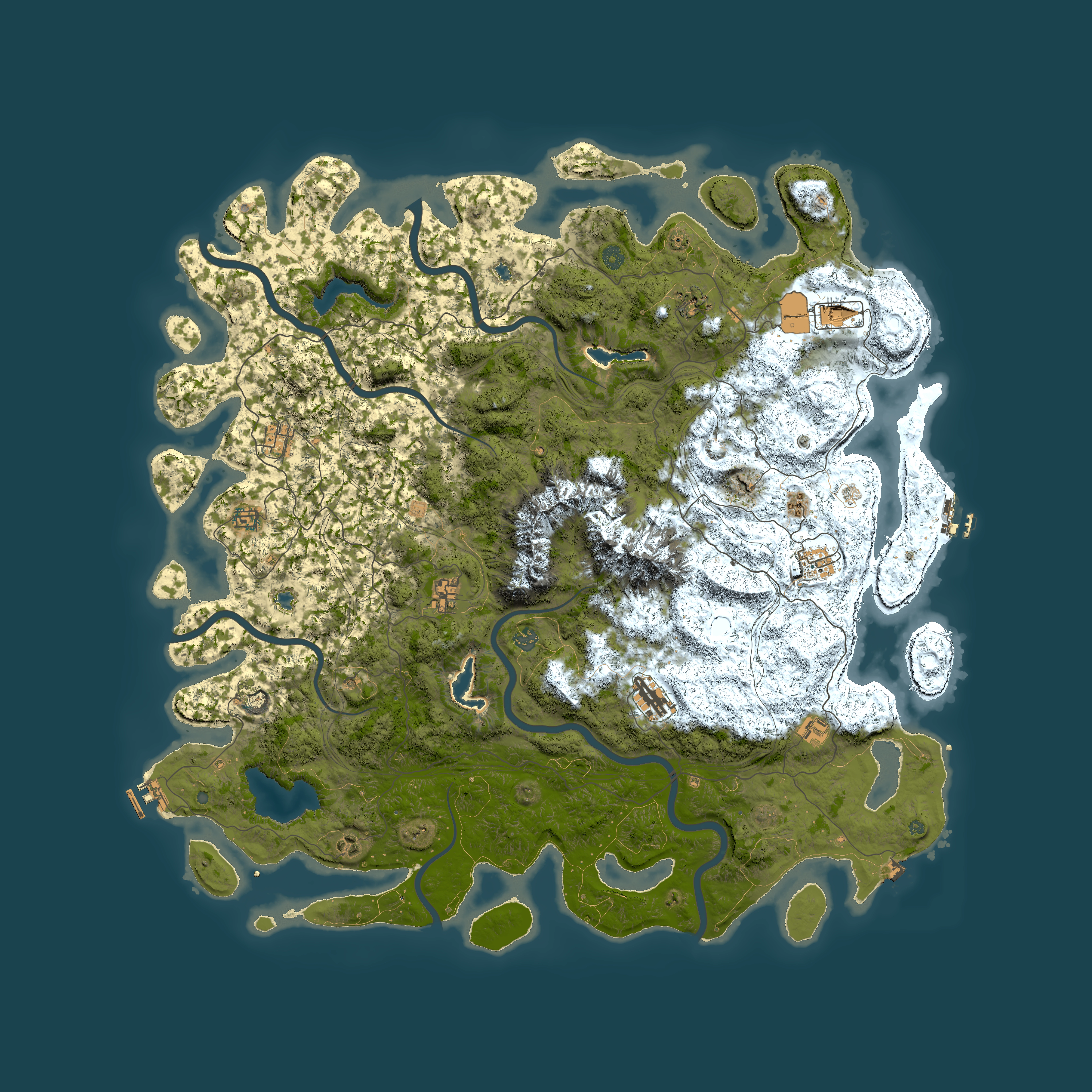 Full top-down render of Rust map seed 2144609943, 5600x5600m