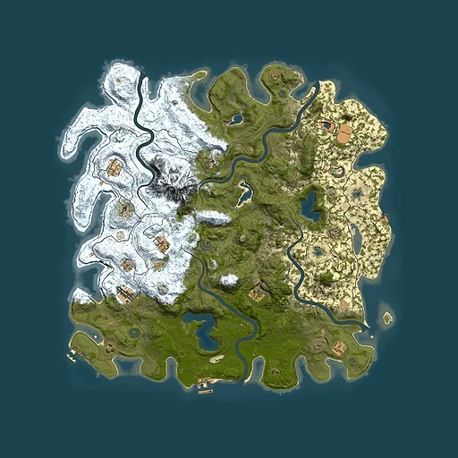Rust map seed 1608810079, 5050x5050m top-down preview