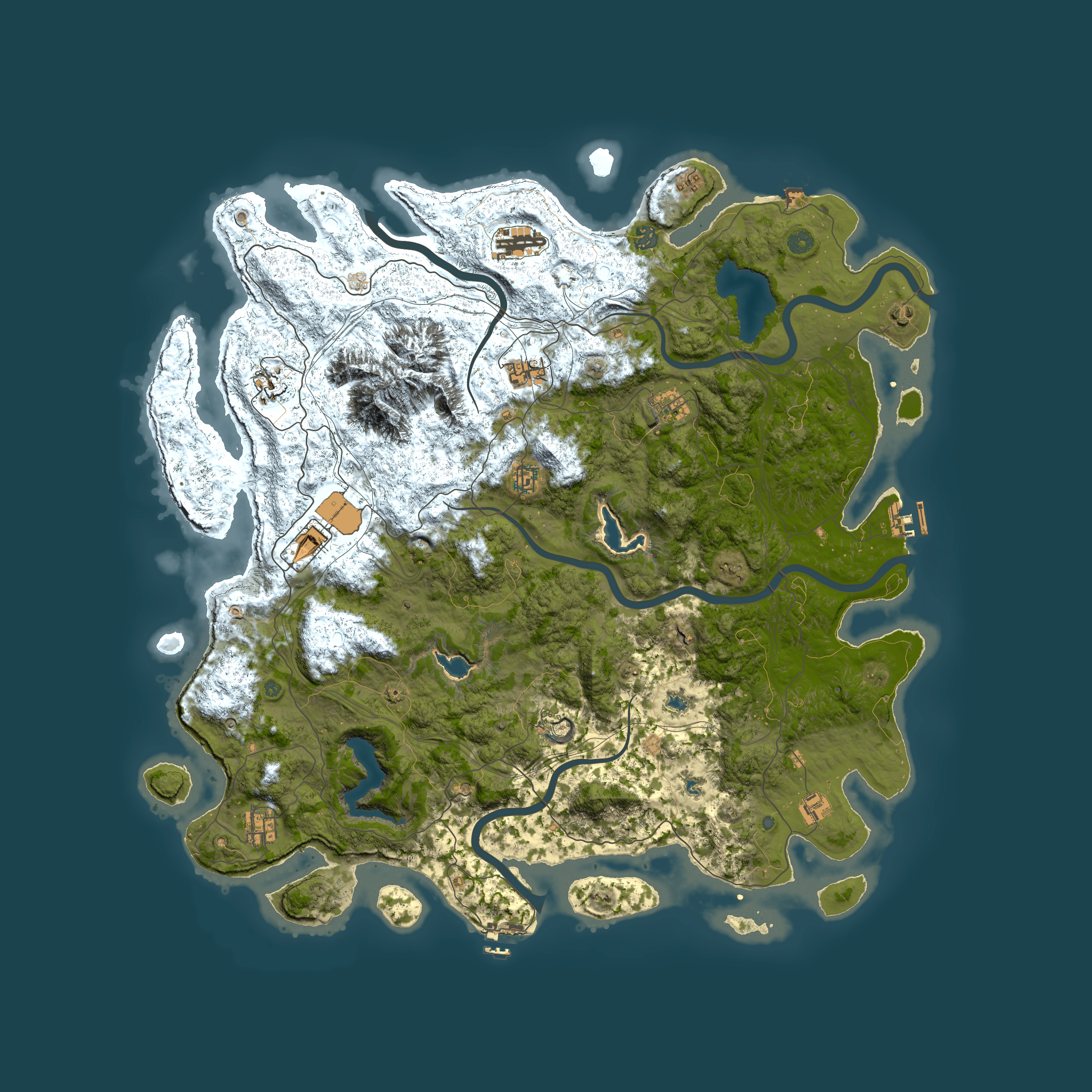 Full top-down render of Rust map seed 1792345955, 5250x5250m