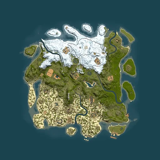 Rust map seed 1608094735, 4200x4200m top-down preview