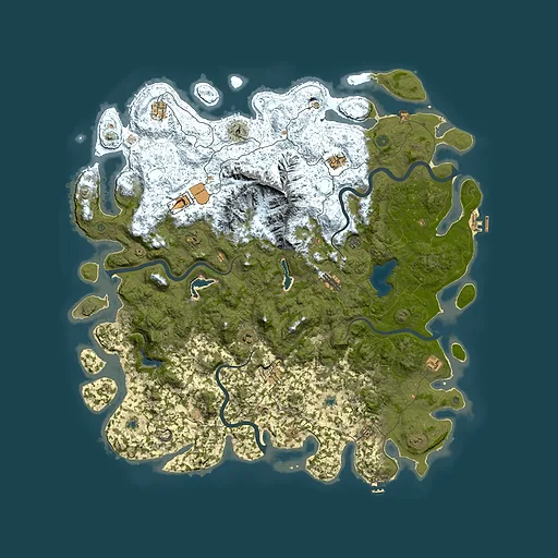 Rust map seed 1213162641, 5650x5650m top-down preview