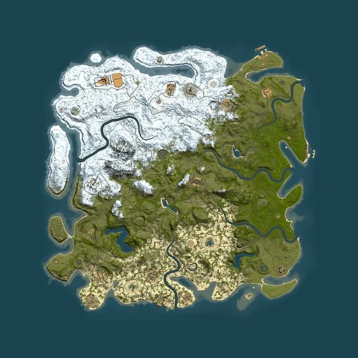 Rust map seed 1970539506, 5400x5400m top-down preview