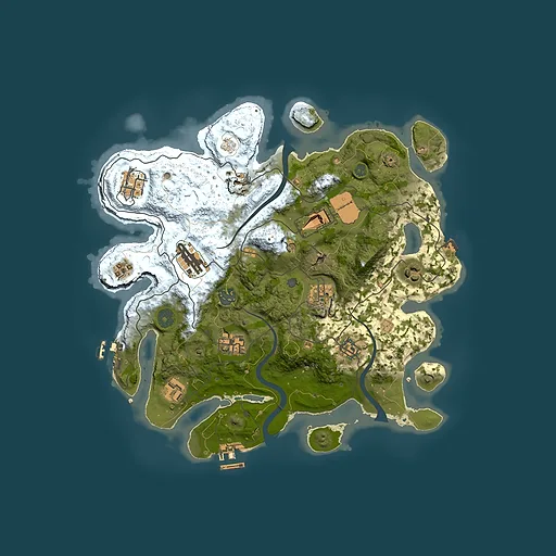 Rust map seed 1021252062, 3500x3500m top-down preview