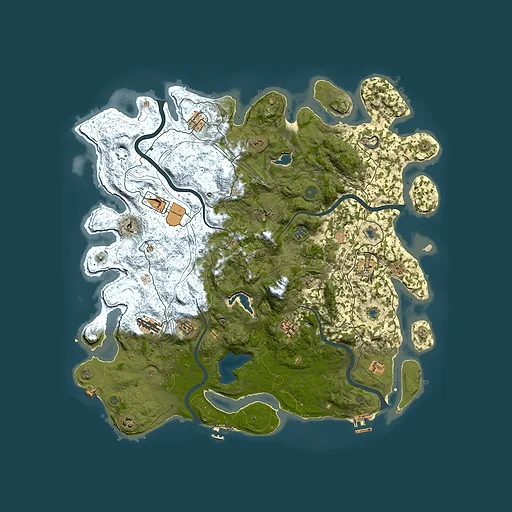 Rust map seed 649581221, 4900x4900m top-down preview