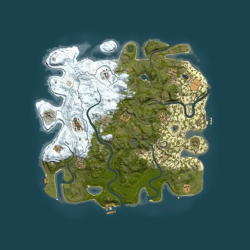 Rust map seed 2019274170, 4350x4350m top-down preview