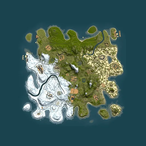 Rust map seed 1337, 3800x3800m top-down preview
