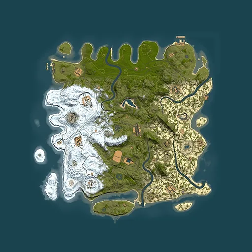 Rust map seed 102677656, 4450x4450m top-down preview