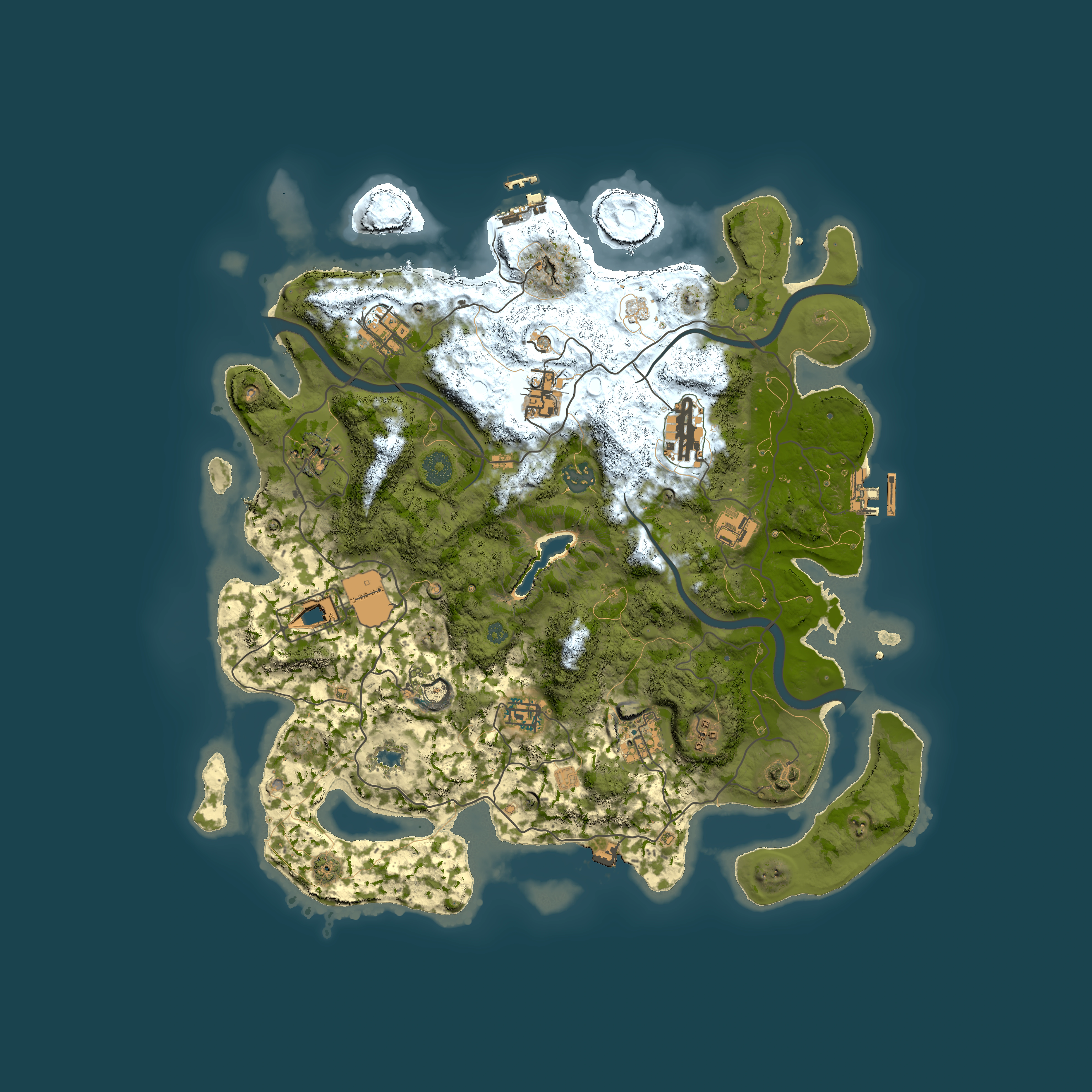 Full top-down render of Rust map seed 183282482, 4000x4000m