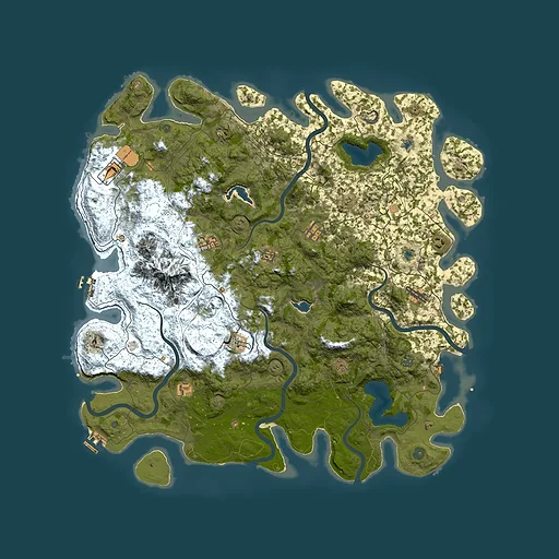 Rust map seed 1413062109, 5350x5350m top-down preview