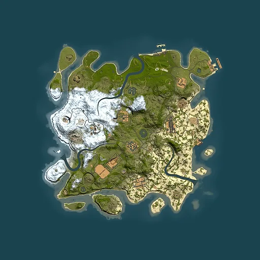 Rust map seed 472599265, 3600x3600m top-down preview