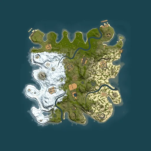 Rust map seed 2017233092, 3550x3550m top-down preview