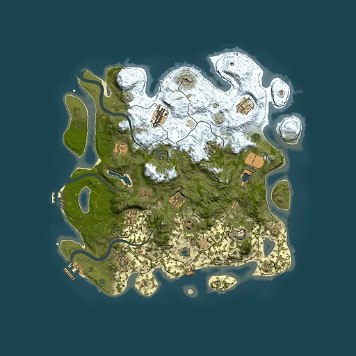 Rust map seed 1692103731, 4000x4000m top-down preview