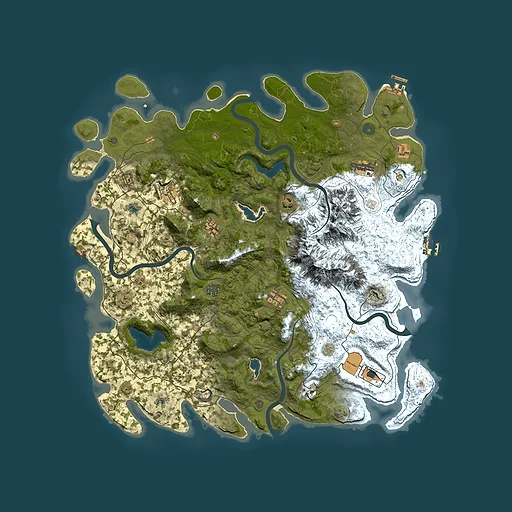 Rust map seed 1983657745, 5000x5000m top-down preview