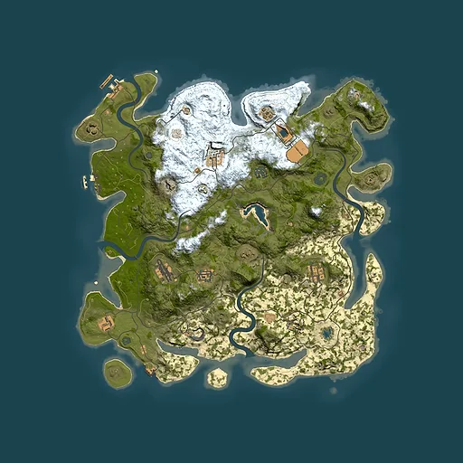 Rust map seed 489224013, 4200x4200m top-down preview