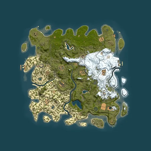 Rust map seed 273633123, 4550x4550m top-down preview