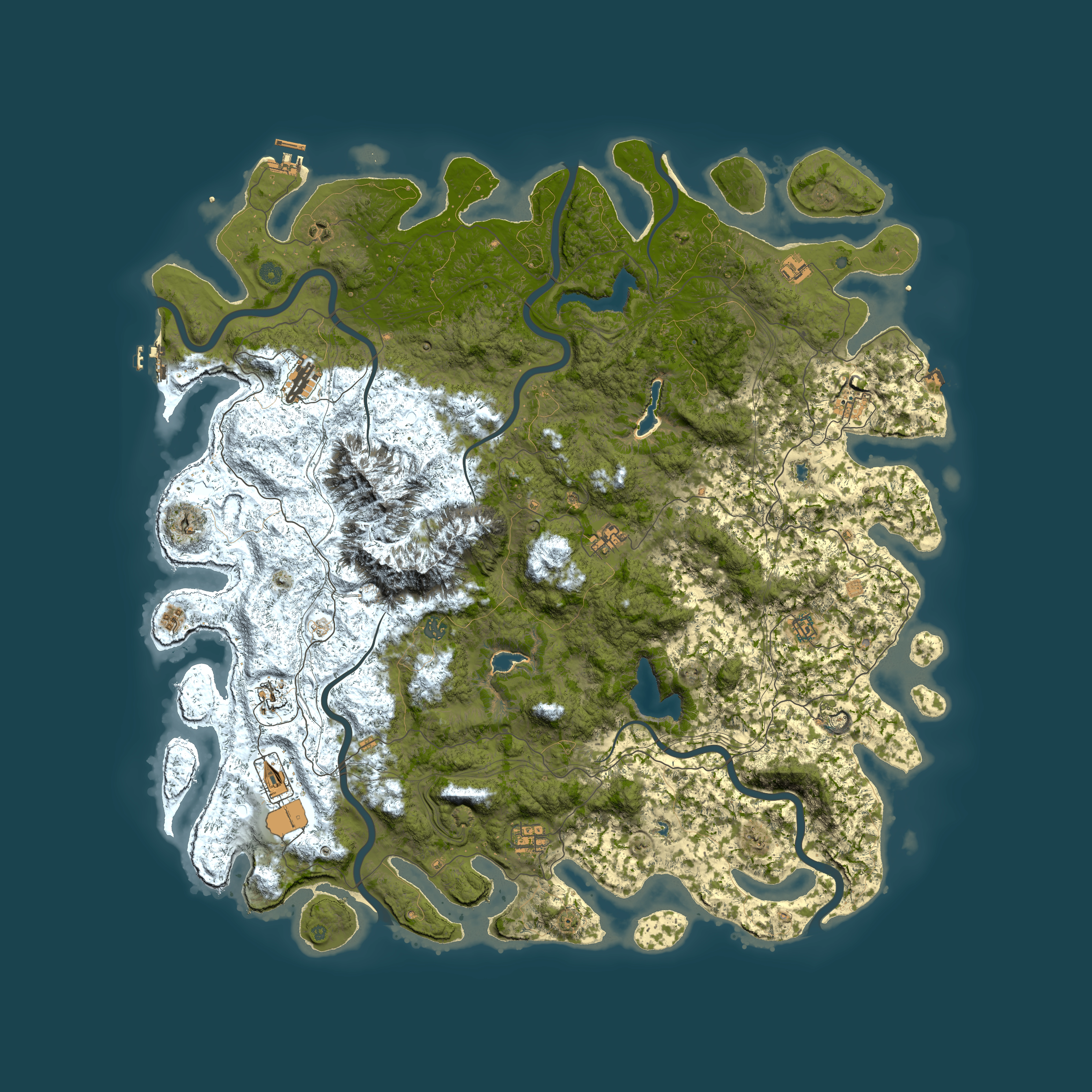 Full top-down render of Rust map seed 272775597, 5800x5800m