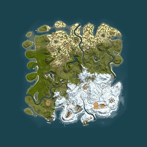 Rust map seed 1100960083, 4500x4500m top-down preview