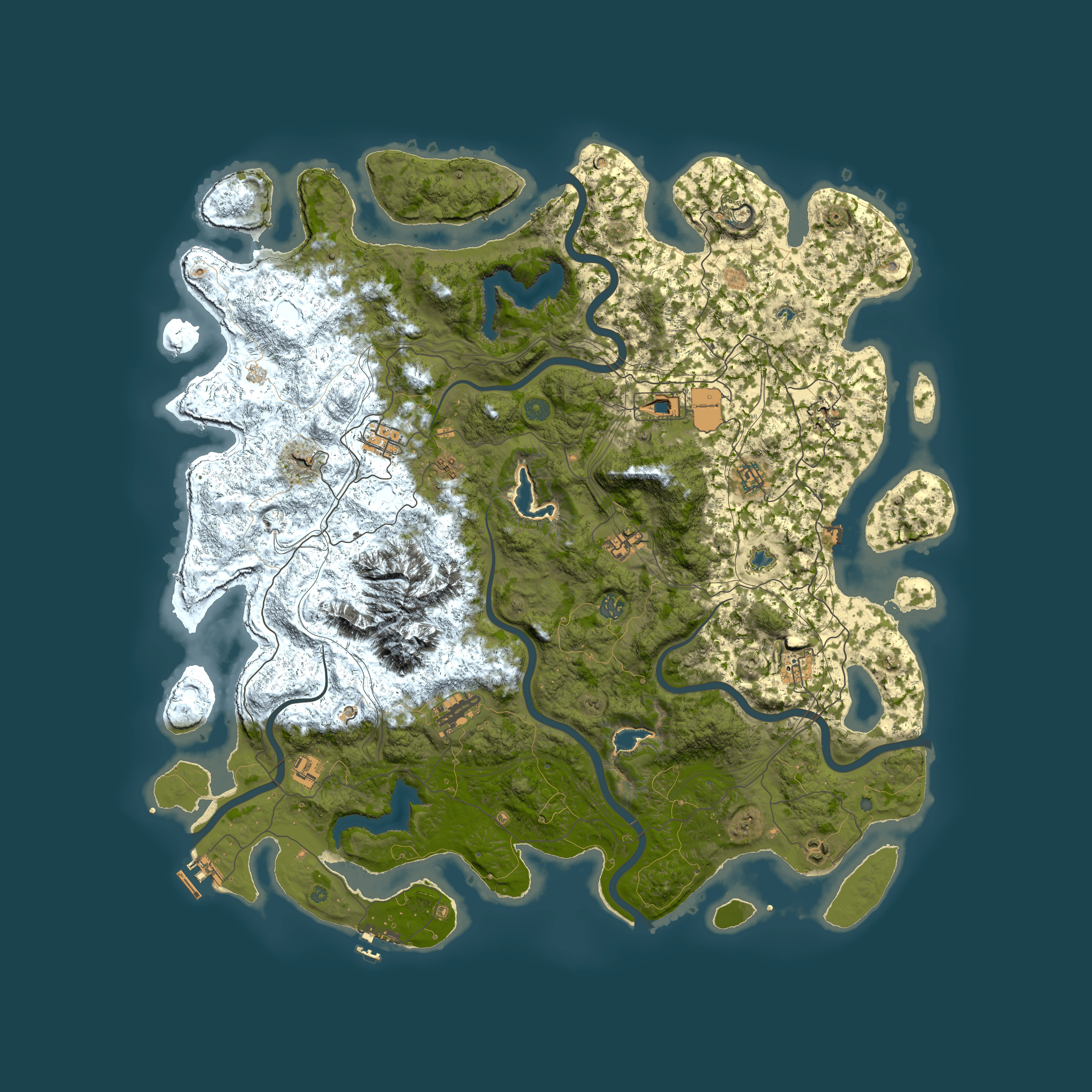 Full top-down render of Rust map seed 486245325, 5250x5250m