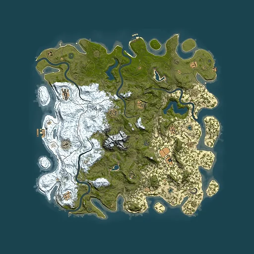 Rust map seed 2062679494, 5300x5300m top-down preview