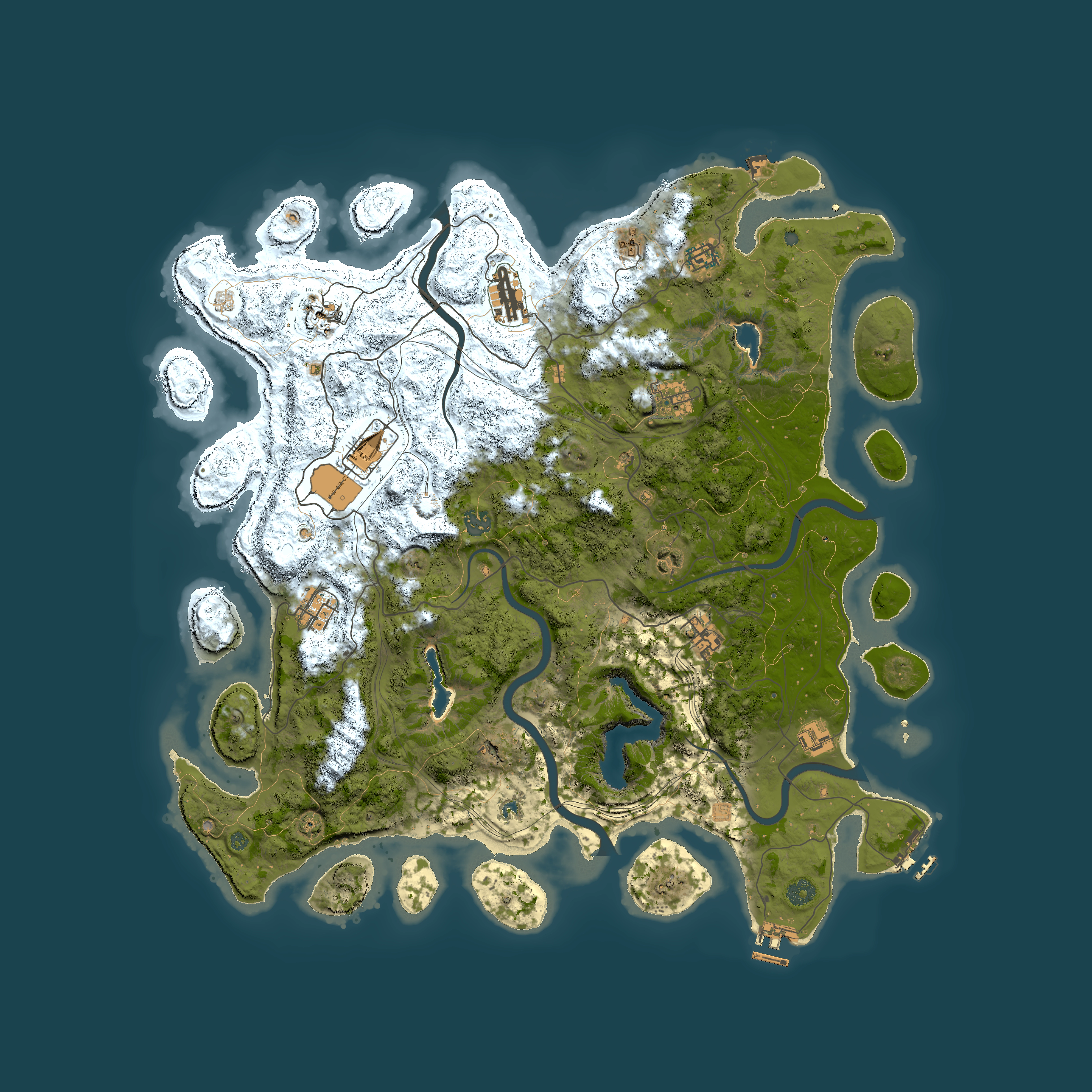 Full top-down render of Rust map seed 1247236616, 4700x4700m