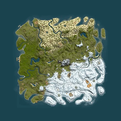 Rust map seed 149648797, 5700x5700m top-down preview