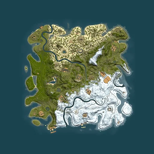 Rust map seed 1723111499, 4450x4450m top-down preview