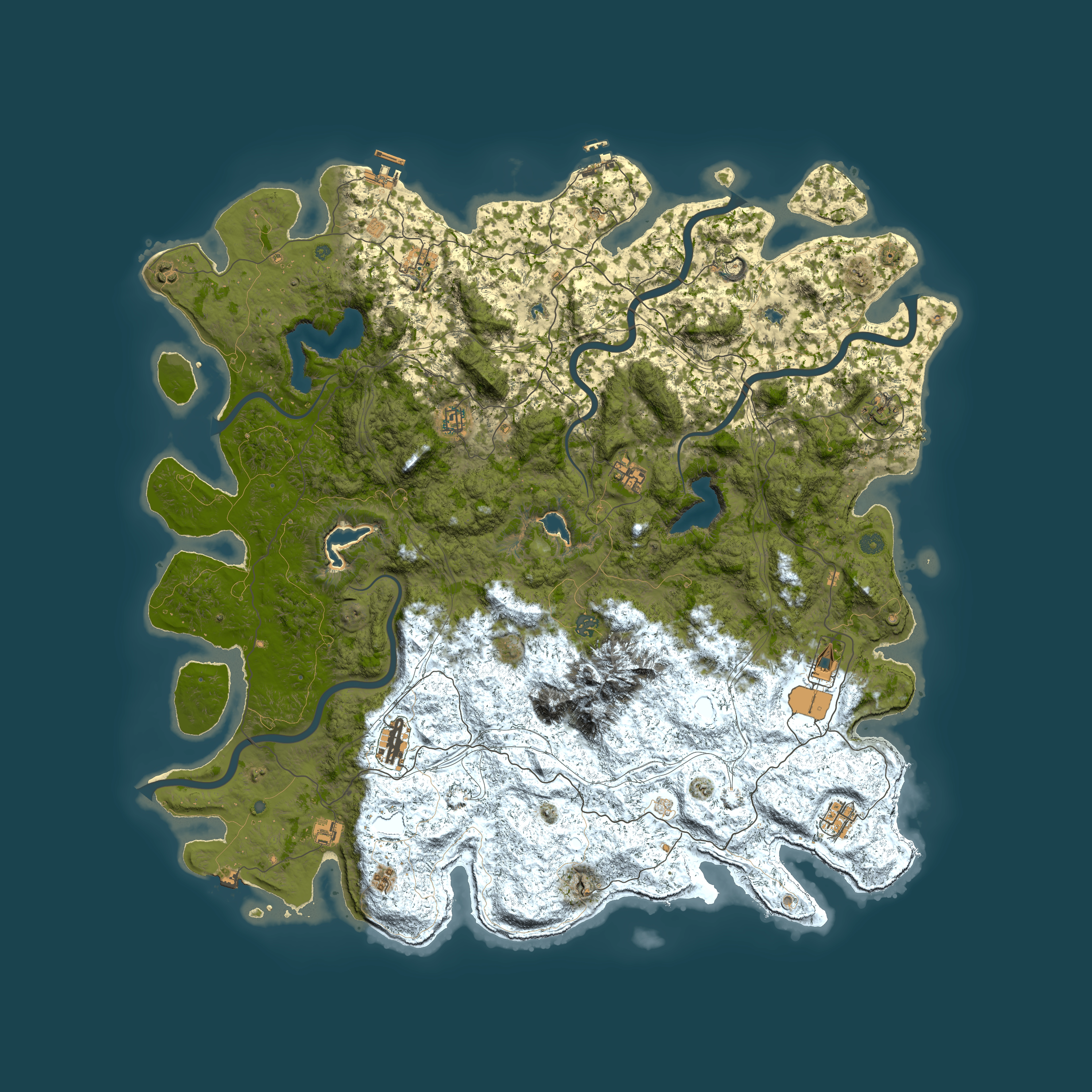 Full top-down render of Rust map seed 756769433, 5650x5650m