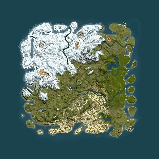 Rust map seed 619540195, 5550x5550m top-down preview