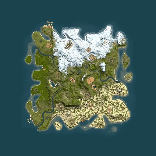 Rust map seed 1347401516, 4050x4050m top-down preview