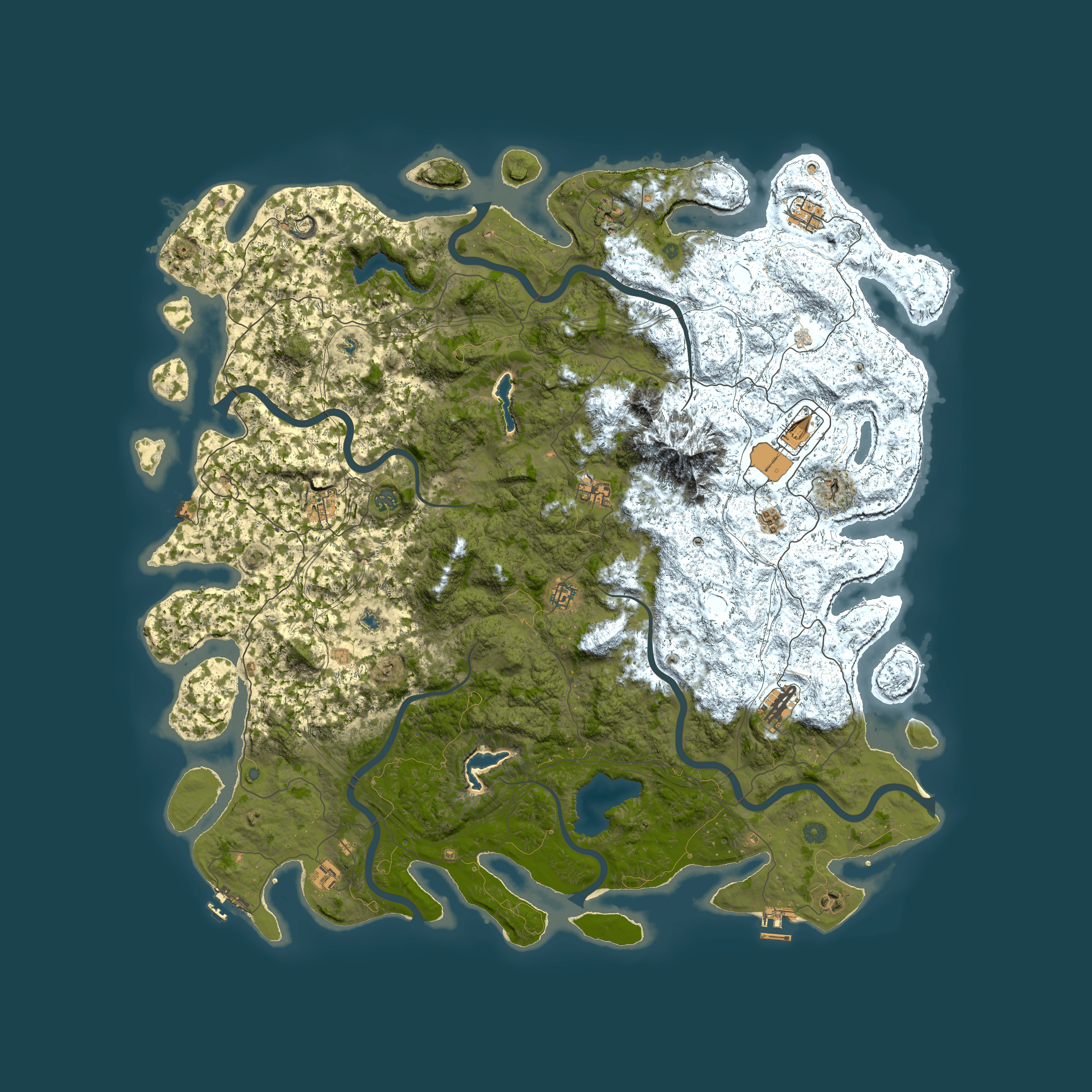 Full top-down render of Rust map seed 715590475, 5750x5750m