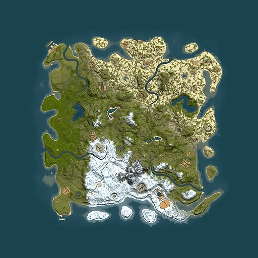 Rust map seed 522023344, 5150x5150m top-down preview